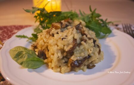 Risotto with oyster mushrooms 2